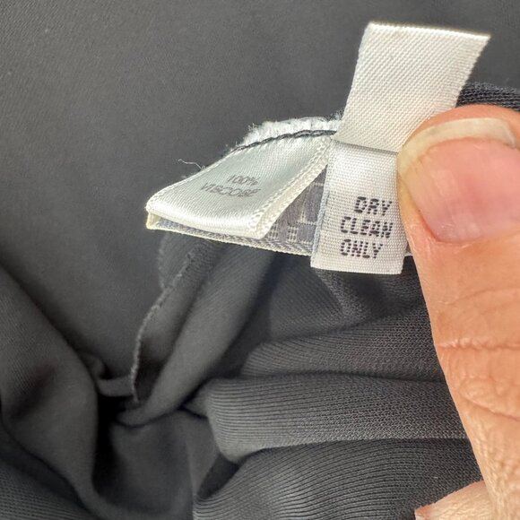 RTW Charleston Open Front Cardigan Womens Black Long Sleeve Mid Length Size XXL - Picture 5 of 9